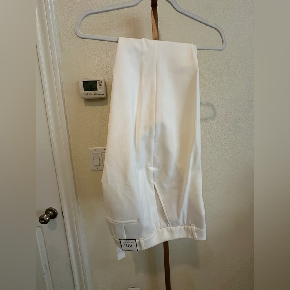 NWT White House Black Market Curvy Slim Ankle comfort Stretch White Pants Sz10 - Picture 3 of 7